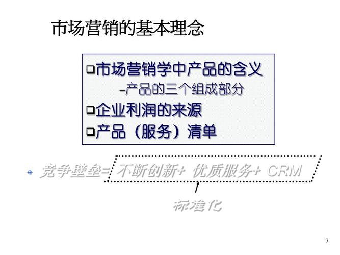 企業市場營銷策劃培訓 市場營銷的基本理念  市場營銷學中產品的含義